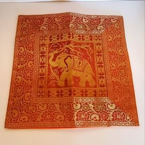 🔥 SOLD Brand New Orange zippered Pillow Cover Case from Thailand